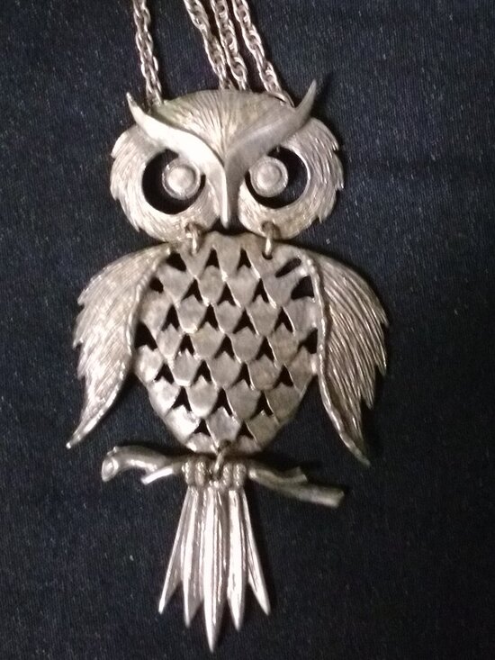 Jewelry - Metal Owl Pendant!